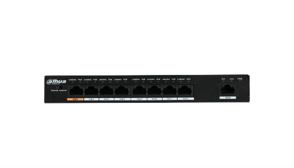大华DH-S1500C-8ET1ET-DPWR 8口百兆PoE交换机